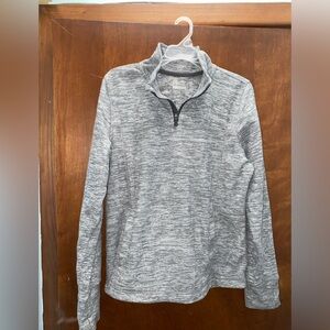 Tek Gear women’s grey quarter zip fleece.